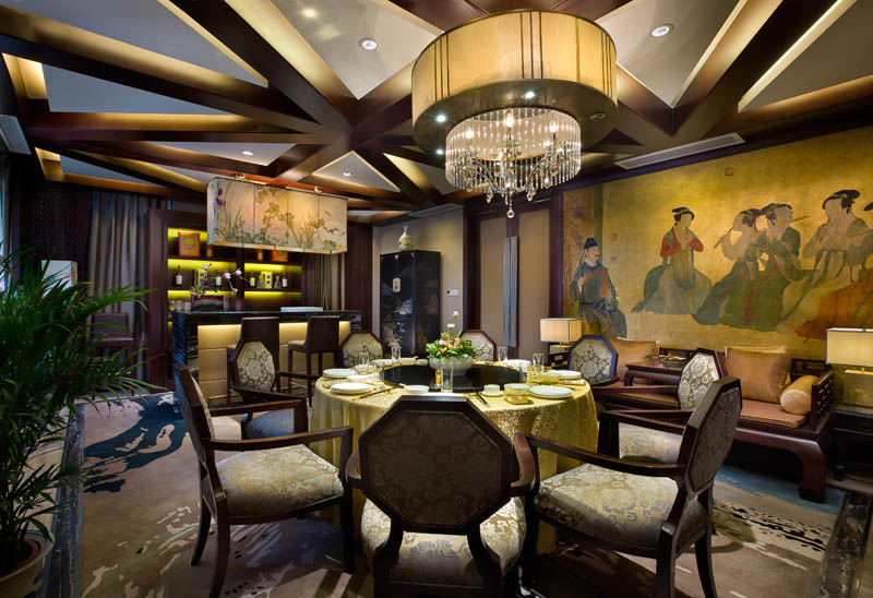 經(jīng)典品質襯托新貴品味 新四合院中式裝修設計借鑒