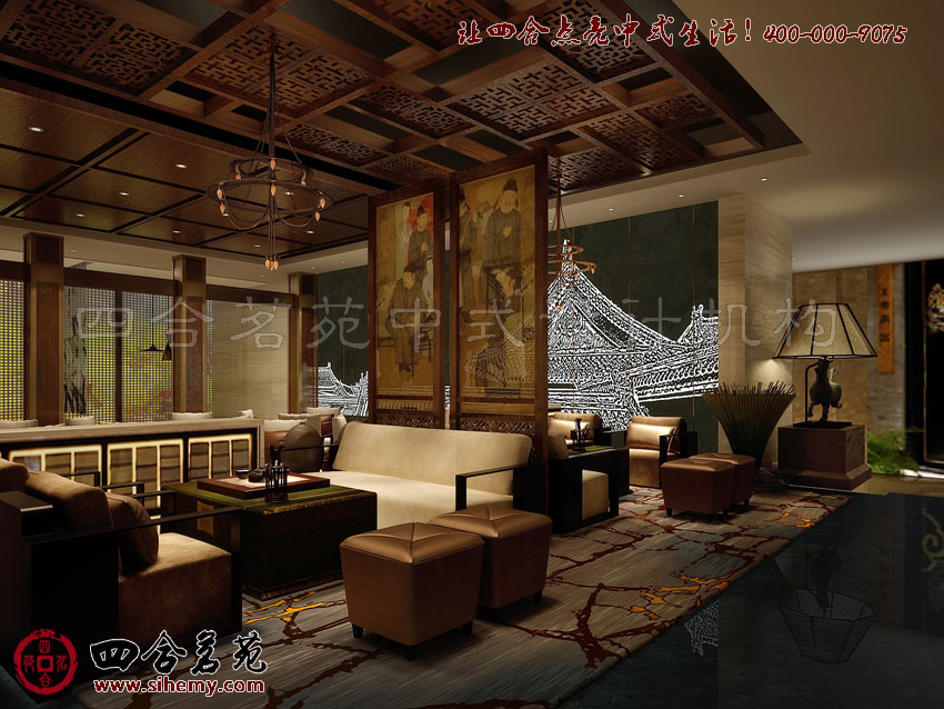 古樸內(nèi)蘊(yùn)的中式設(shè)計(jì)筆觸 頂級(jí)四合院裝修設(shè)計(jì)新圖