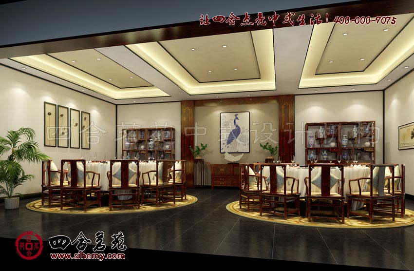 精致典雅的空間 鄉(xiāng)村四合院裝修設(shè)計(jì)餐廳案例